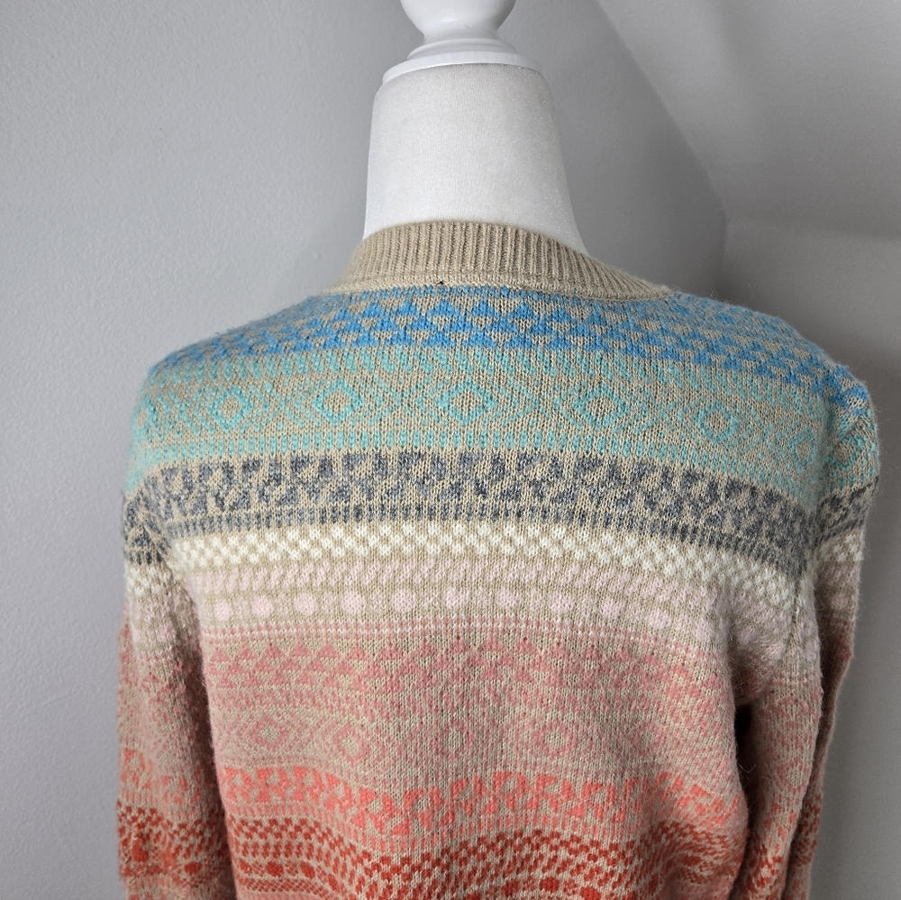 Talbots Multicolor Patterned Women's Sweater - Picture 4 of 8